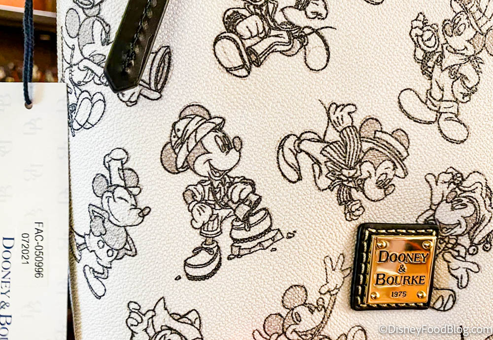 Dooney & Bourke Mickey Mouse Sketch Art Crossbody Bag
