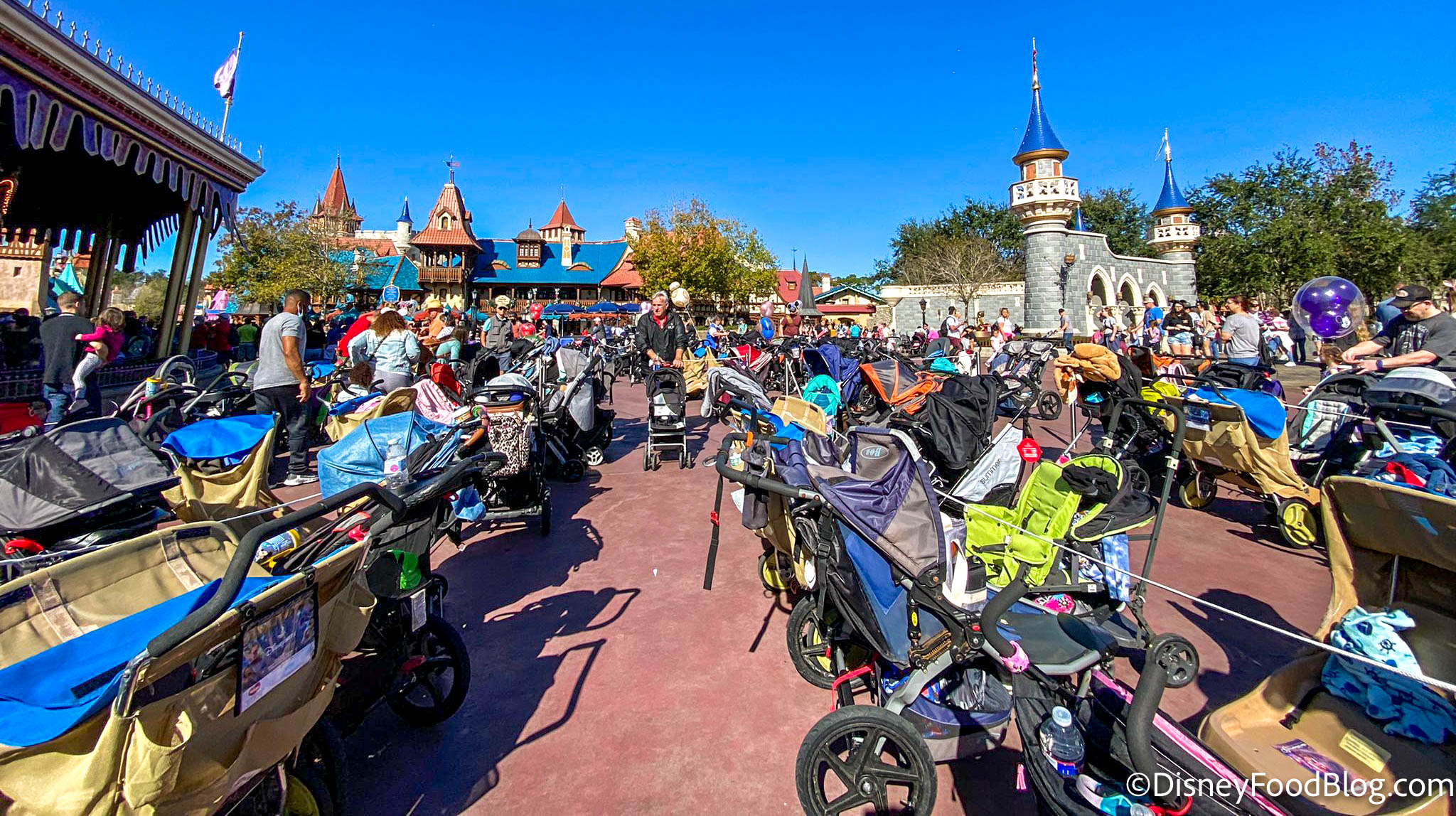 Magic Kingdom stroller parking