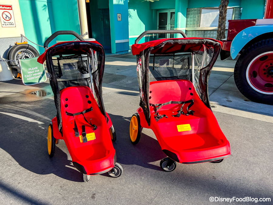 PHOTOS NEW Mickey and Minnie Strollers Have Debuted in Disney World