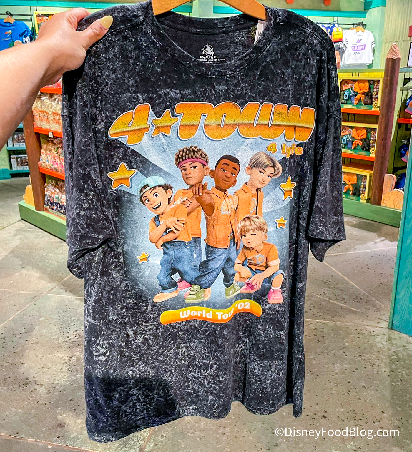 Our Inner 2000s Kid is SCREAMING at Disney's Boy Band Shirt