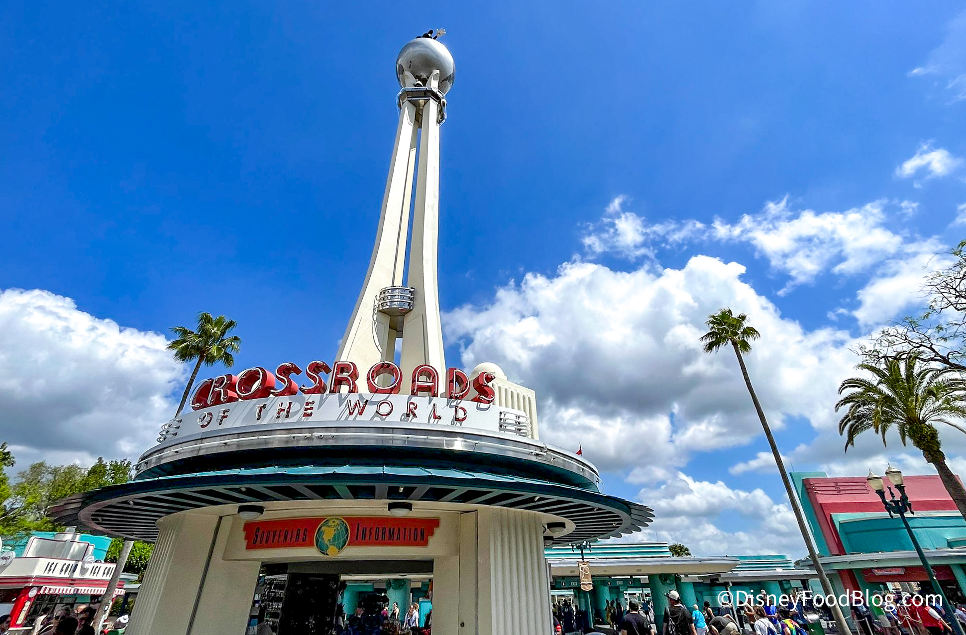 2022 Wdw Disneys Hollywood Studios Park Entrance Crossroads Of The World Atmos 