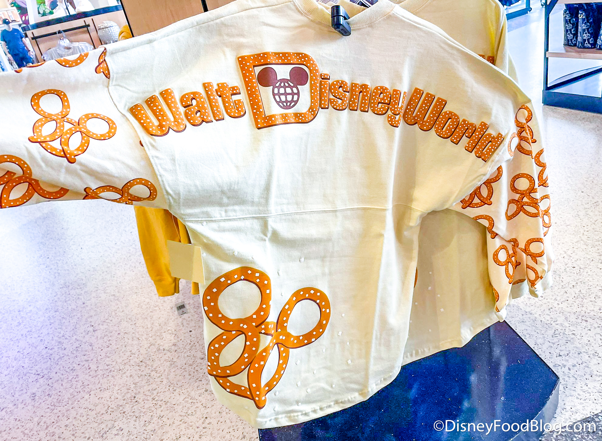 A Butter Scented Pretzel Spirit Jersey Has Arrived In Disney World The Disney Food Blog