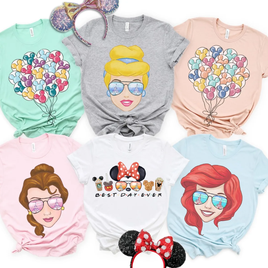 The Latest Disney Princess T-Shirt Collection is a MOOD | the disney ...