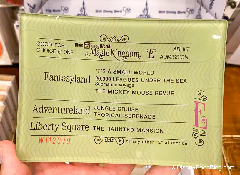 Disneyland admission ticket to one attraction vintage 1996 numbered 