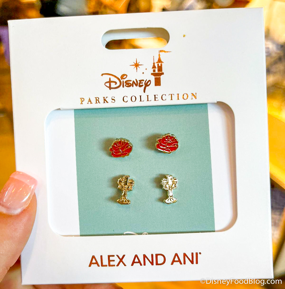 Disney Parks Collection Jewelry Beauty and The Beast Belle Earrings