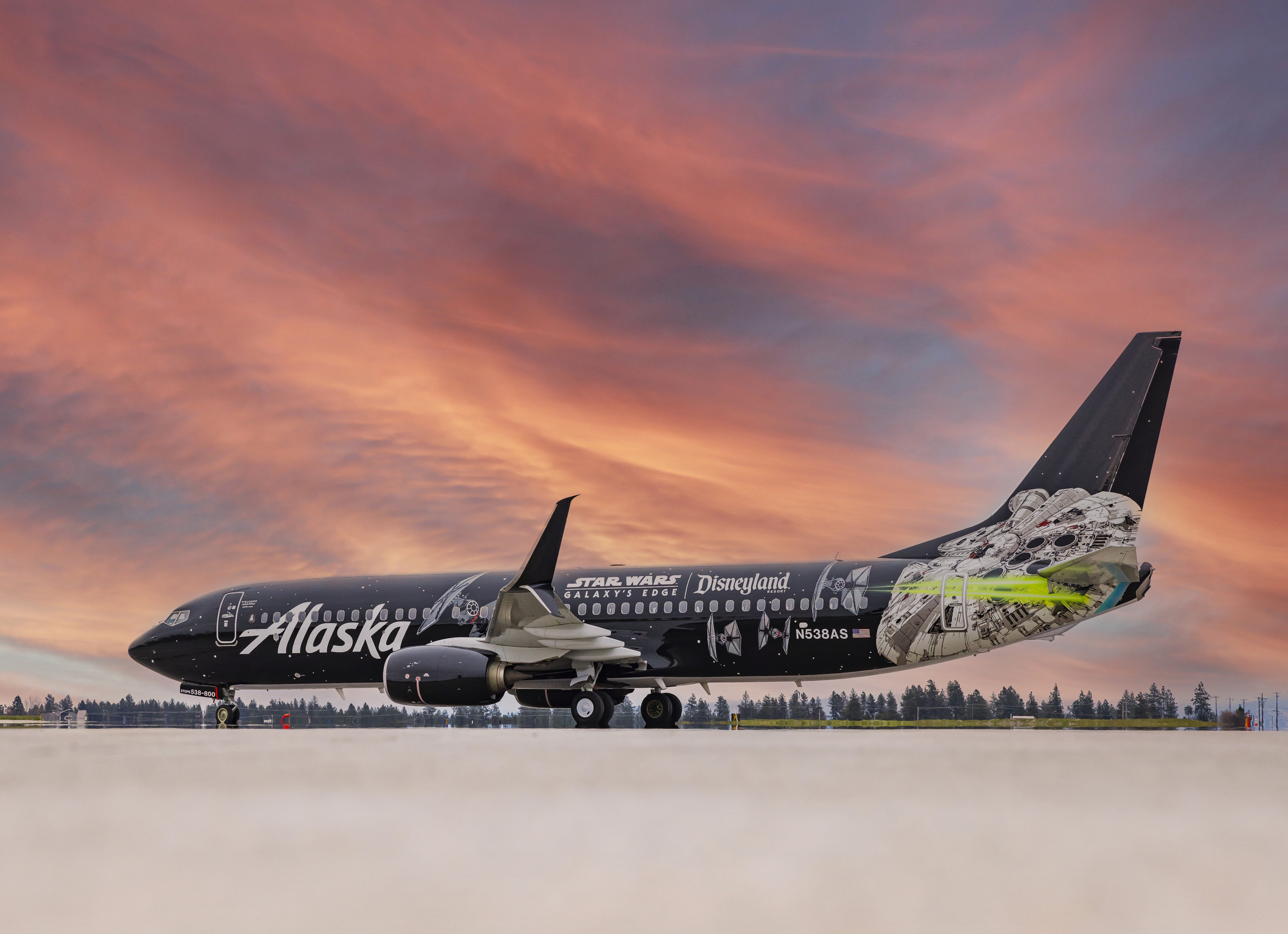 PHOTOS: One-of-a-Kind 'Star Wars' Plane Revealed by Alaska Airlines | disney food
