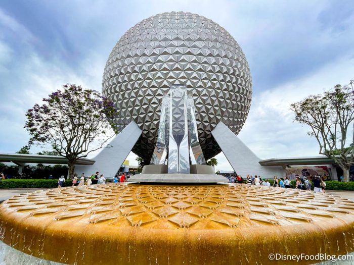Walt Disney World Inspired Epcot Spaceship Earth Planter Gray 