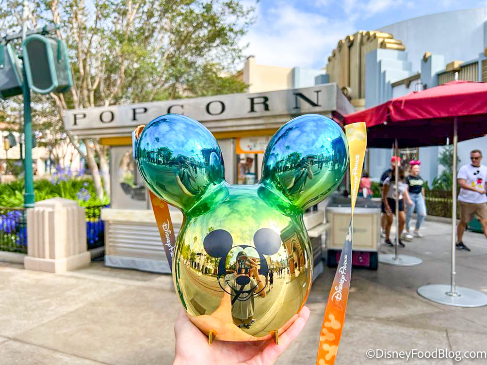 The NEW OMBRE Disney Popcorn Bucket Is Seriously SHINY! | the disney food  blog