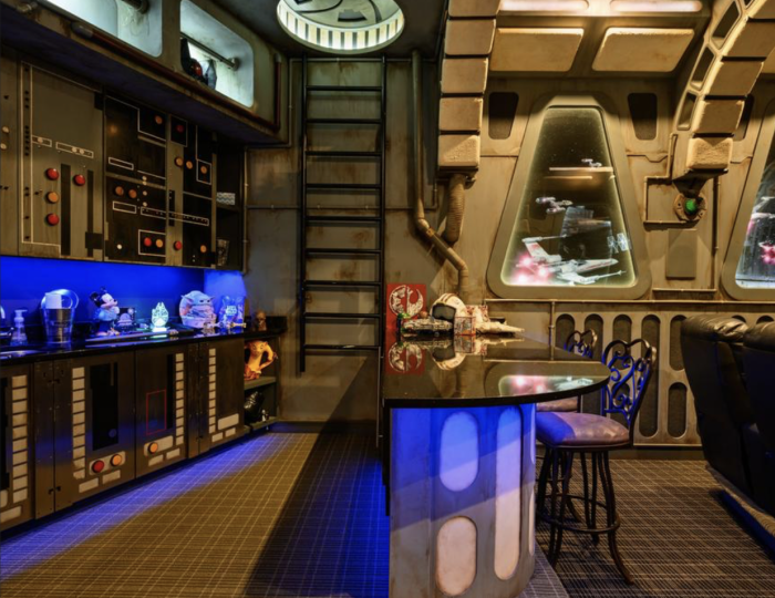 You Can Watch 'Star Wars' IN The Millennium Falcon (But It'll COST You) |  the disney food blog