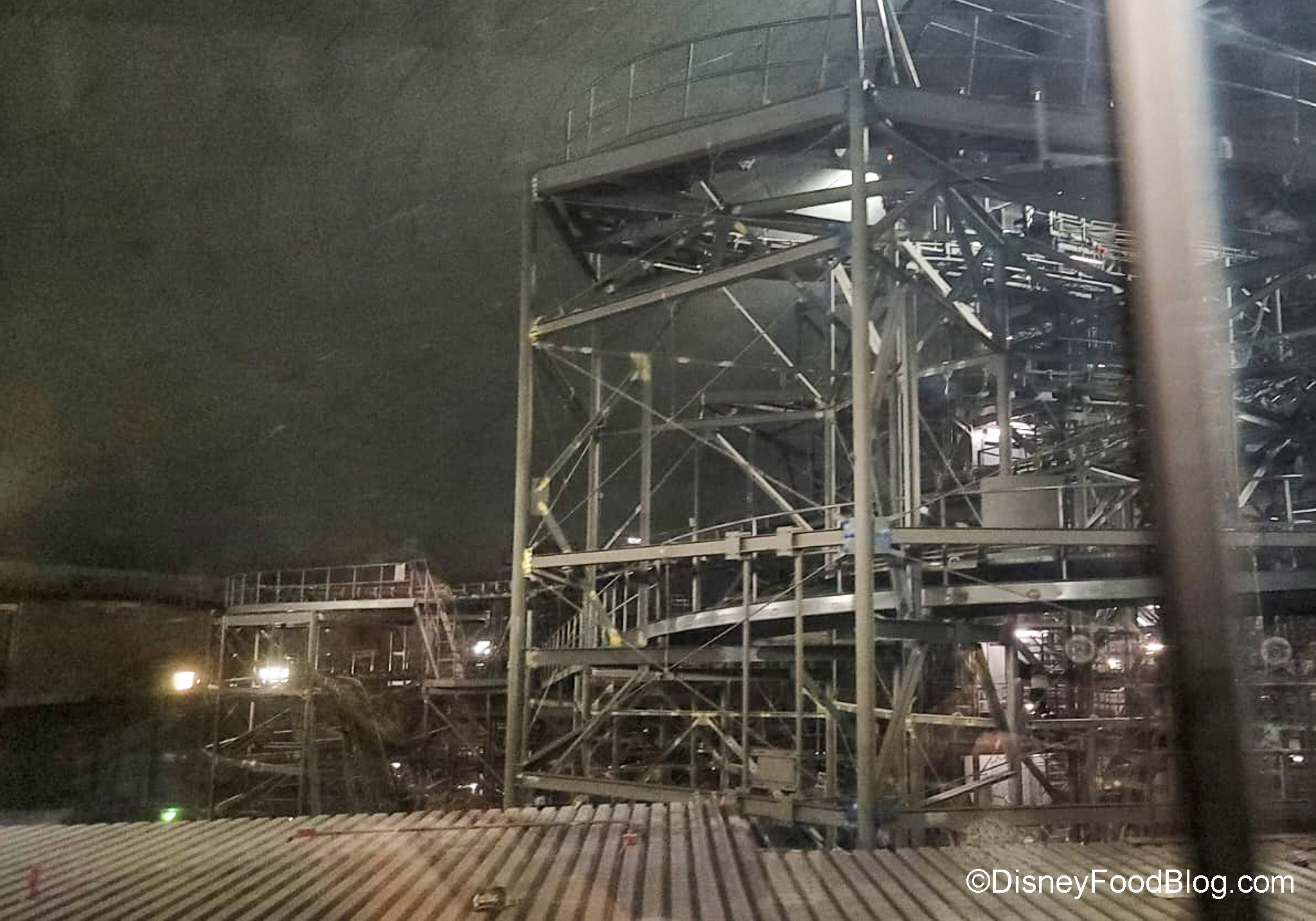 Photos And Video Space Mountain Is Down With Lights On In Disney World