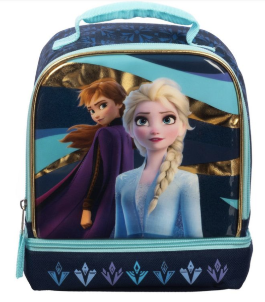 Disney Frozen Lunch Bag 4-Set, Water Bottle, Lunch Bag, Pencil Case, and  Carabin