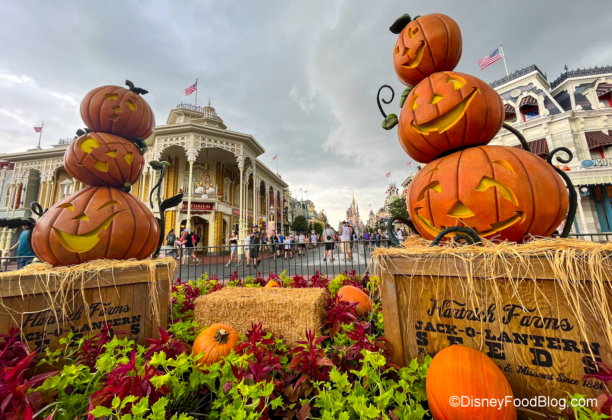 disney halloween village | the disney food blog