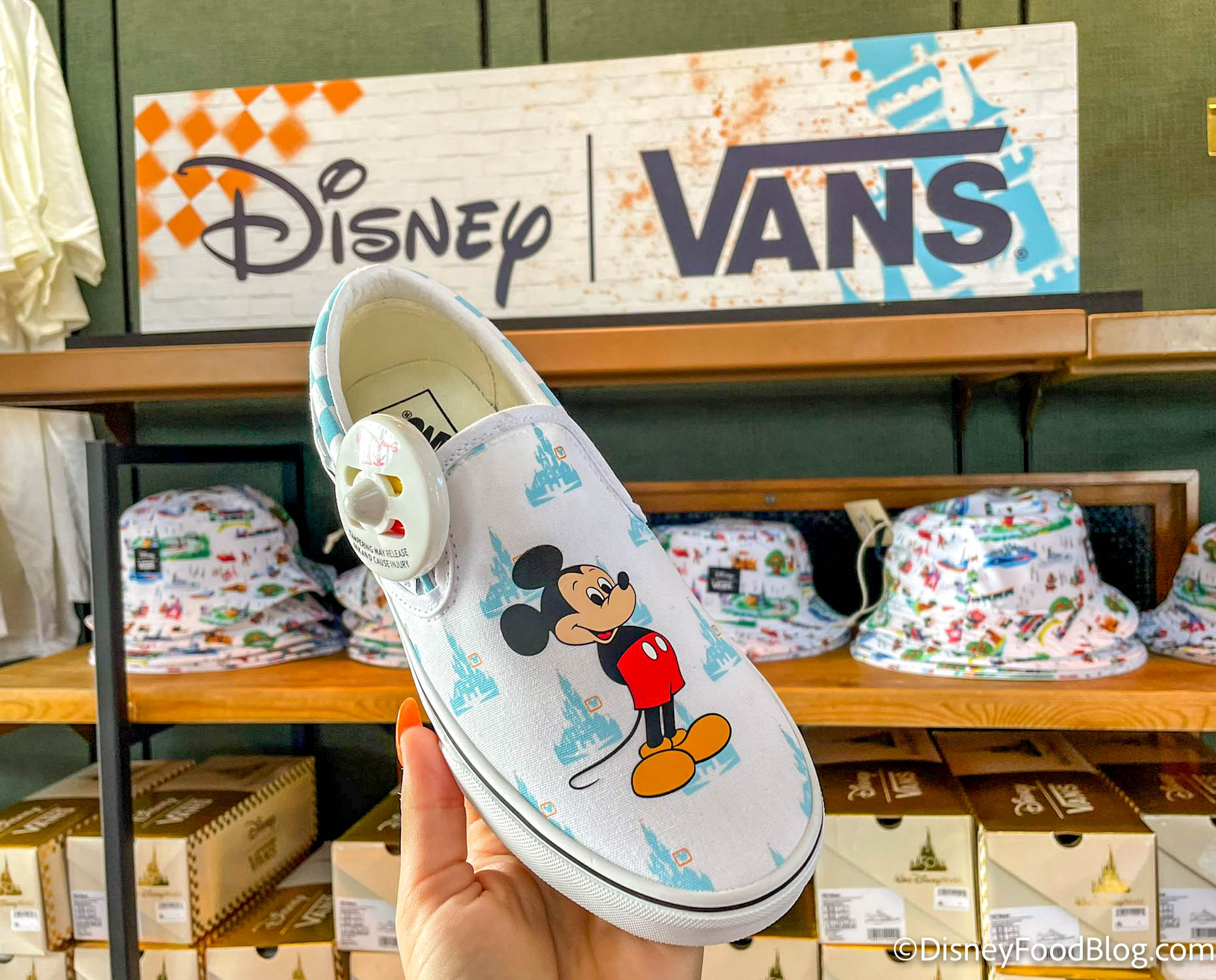 NEW 50th Vans Slip-on Shoes Are Now in the disney food blog