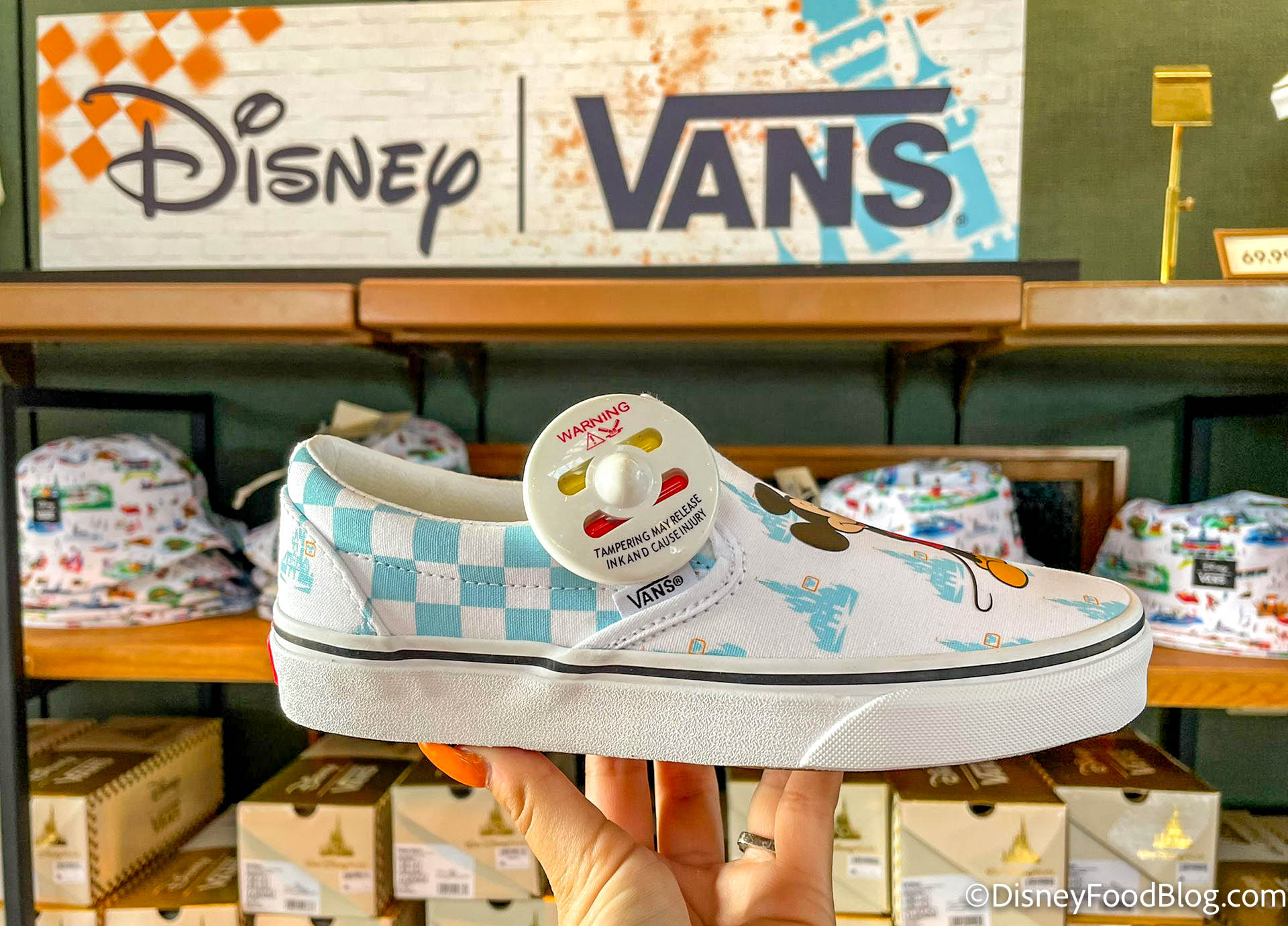 NEW 50th Anniversary Vans Slip-on Shoes Are Now in Disney World 