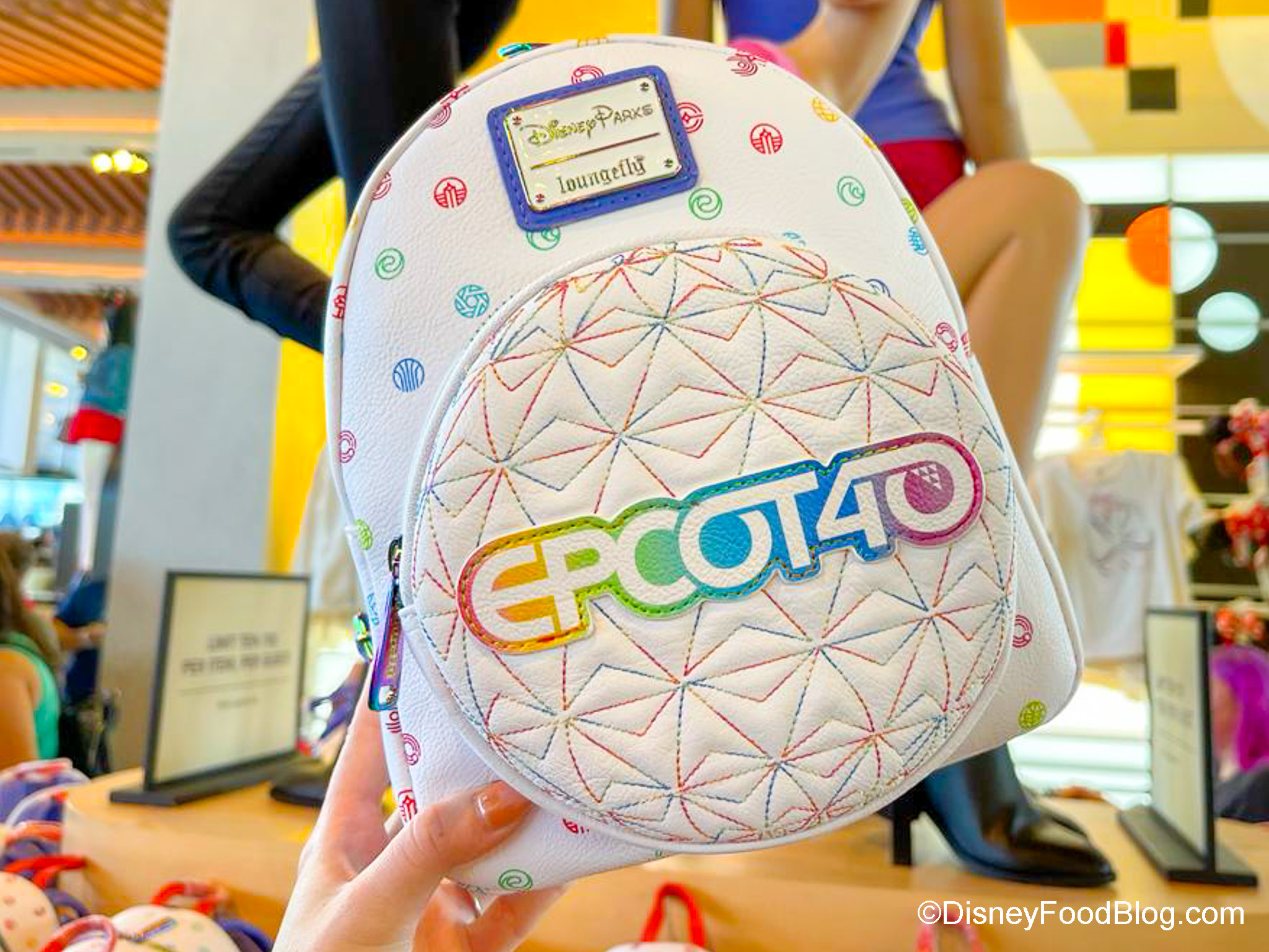 PHOTOS: 50th Anniversary EARidescent Loungefly Backpack Arrives at Walt  Disney World - WDW News Today