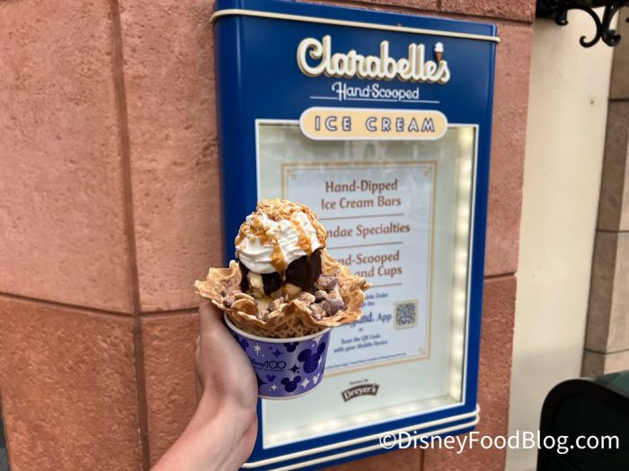 REVIEW: Celebrate “Magic Happens” with the New Dulce de Leche Sundae at  Gibson Girl Ice Cream Parlor in Disneyland - Disneyland News Today
