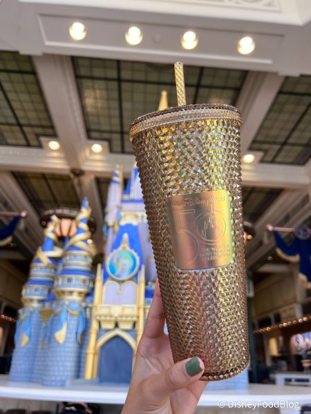 Walt Disney World Castle Starbucks® Cold Cup Ornament Keychain | shopDisney