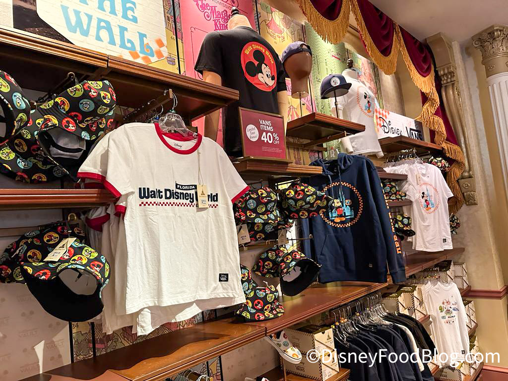 kreupel Kameel Muildier HURRY! There's a Huge VANS Sale on the 50th Anniversary Merch in Disney  World | the disney food blog