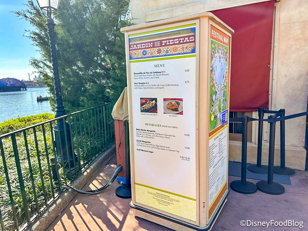 Menus with PRICES Are UP for EPCOT’s Flower and Garden Festival