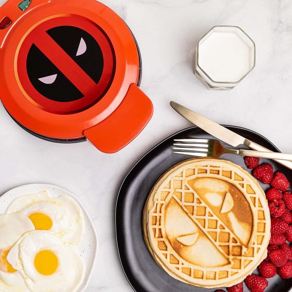 Marvel Red and Blue Spider-Man Mini American Waffle Maker