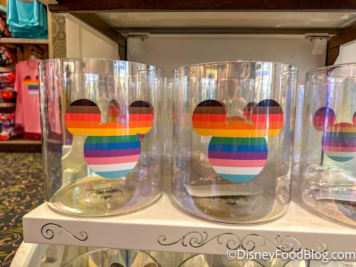 Disney Rainbow Mickey Mouse Collectible Tall Shot Glass, Gay Pride Flag  Themed Miniature Adult Drinking Glasses, Disney Vacation Souvenirs, Unique