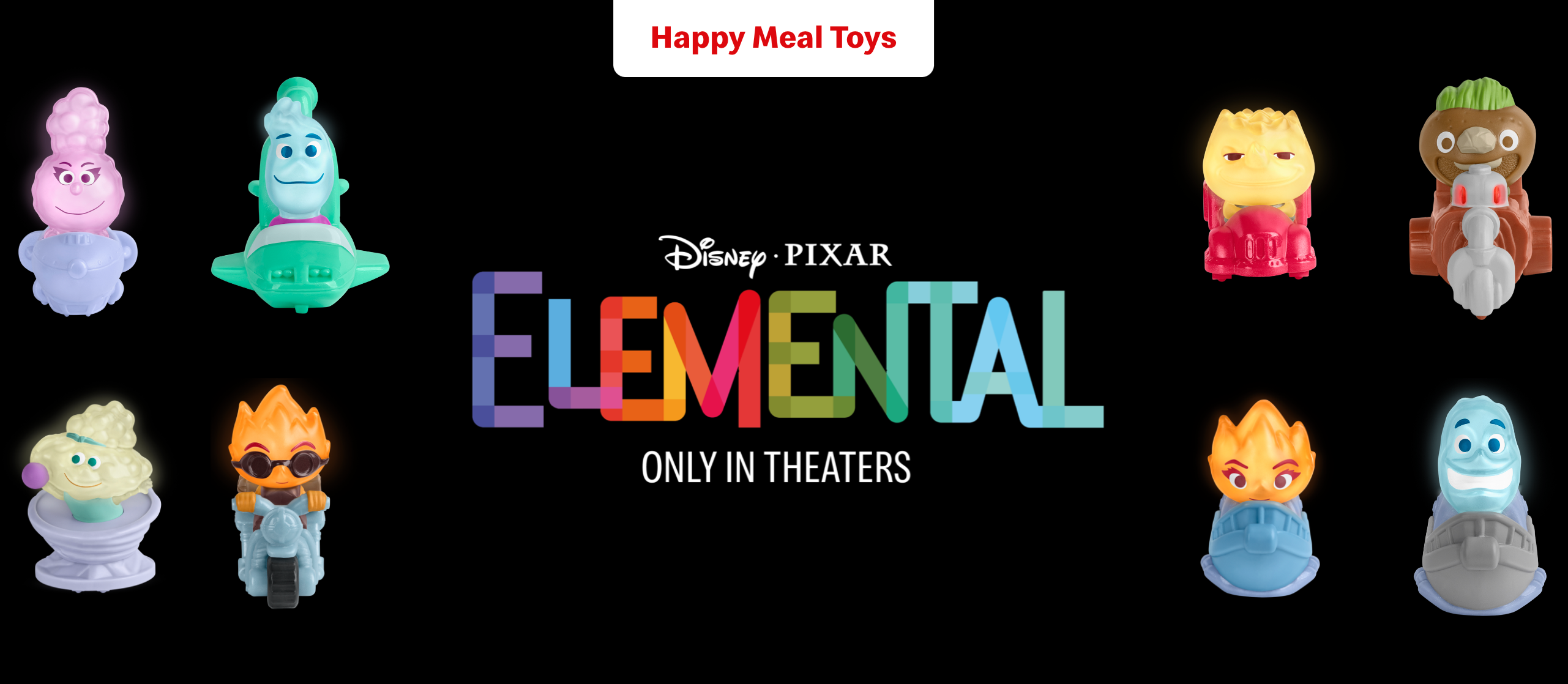 NEW Disney Happy Meal Toys Now Available at McDonald's! the disney