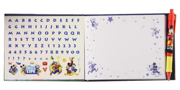 2023 or 2024 Disney Autograph Book Rainbow Stripes Scrapbook 