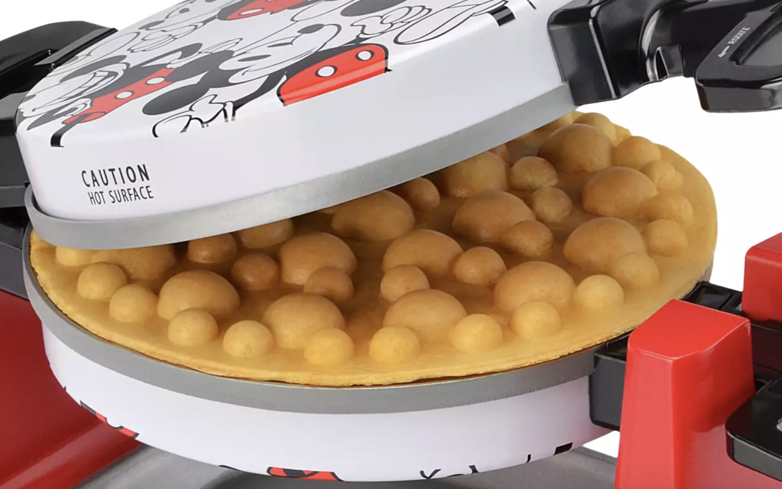 New Mickey Waffle Maker! It makes waffles just like the Disney