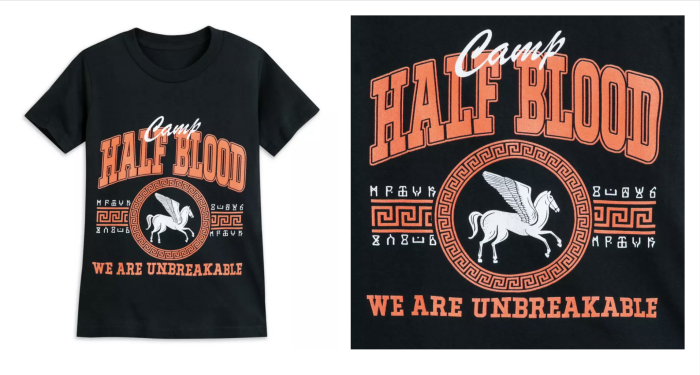 Camp Half Blood T-shirt Percy Jackson Demigods Olympian Halloween