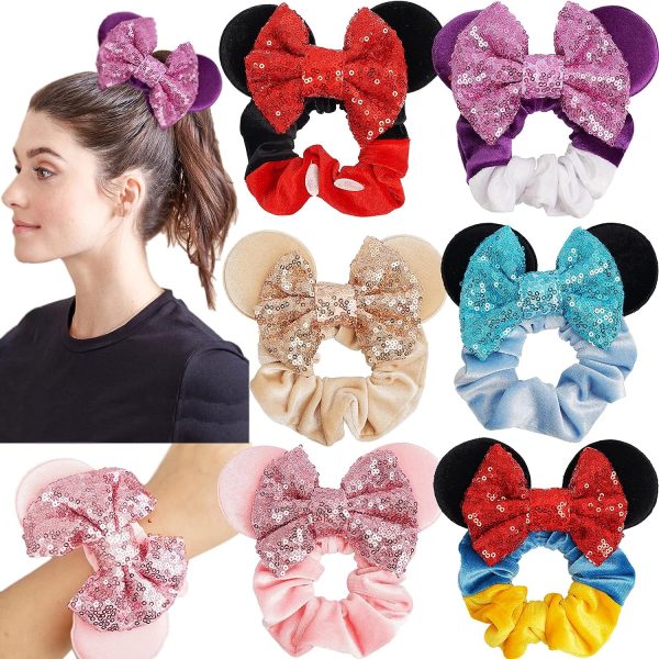Mouse-Mickey-Ears-Scrunchies-6-Pack-600x