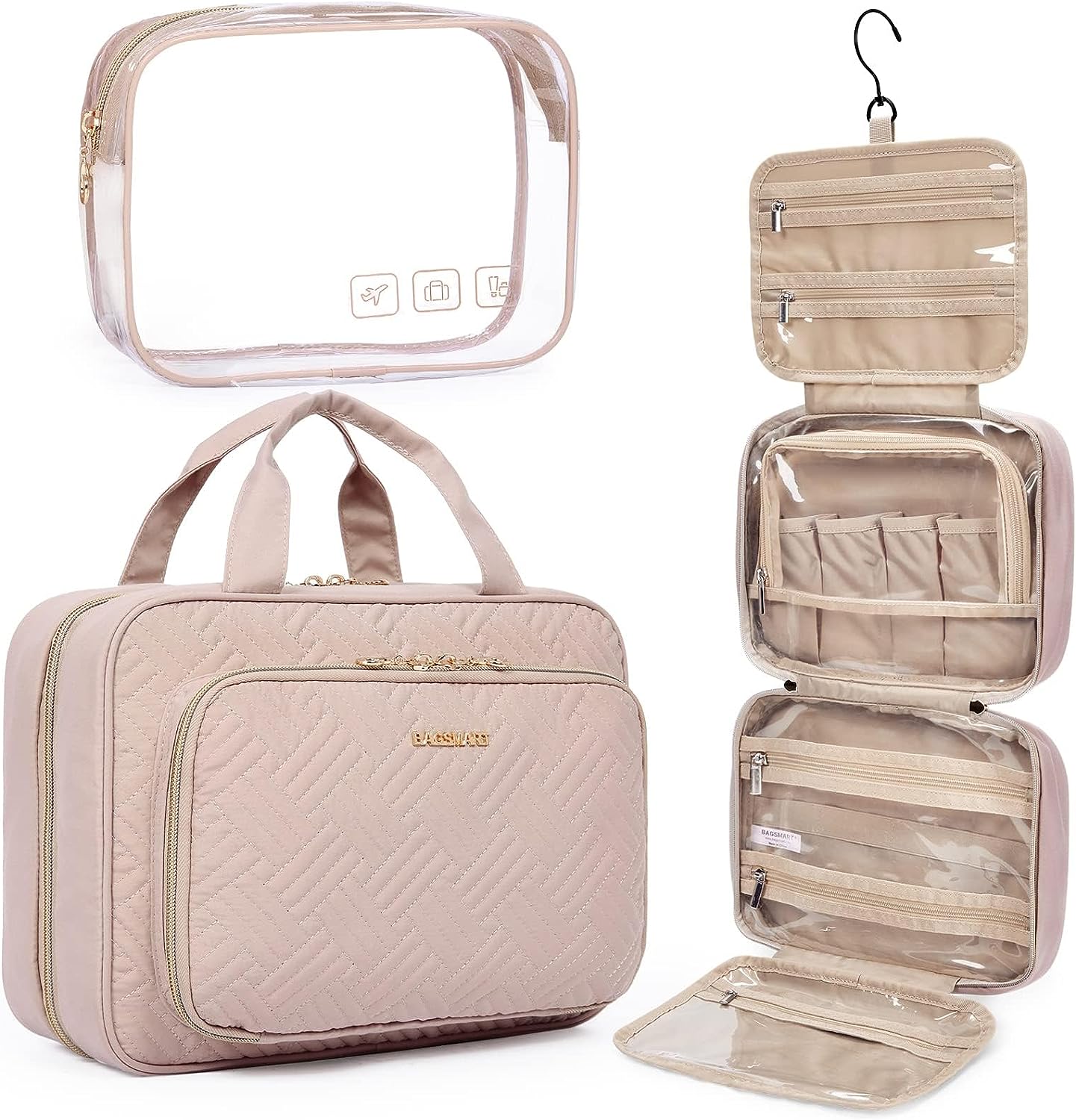 Hanging toiletry bag for Disney stays