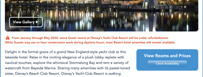 disney yacht club resort reservations