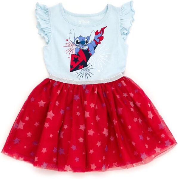 Disney-Girls-Short-Sleeve-Tutu-Dress-for