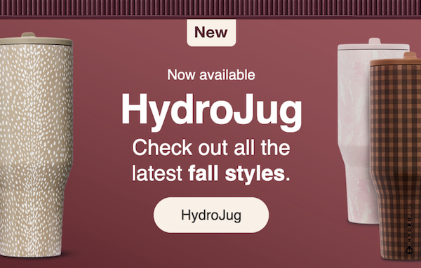 A New Fall HydroJug Collection Just Released at Target