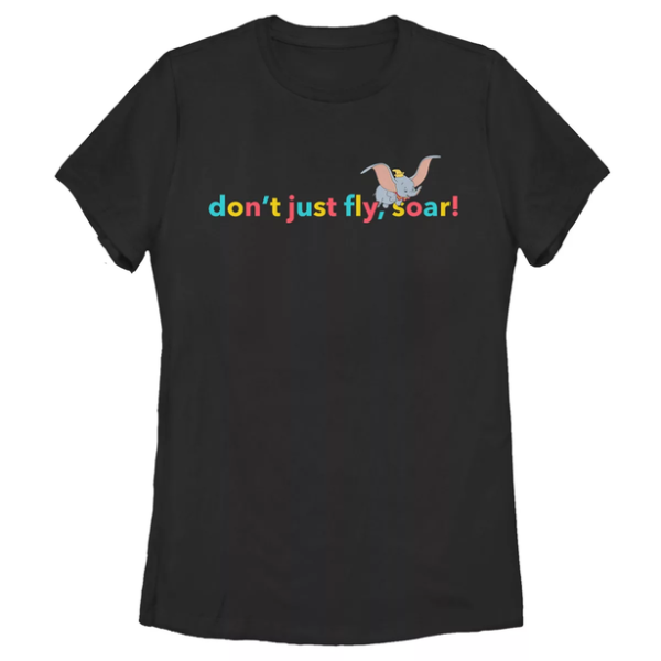 Womens-Dumbo-Dont-Just-Fly-Soar-T-Shirt-