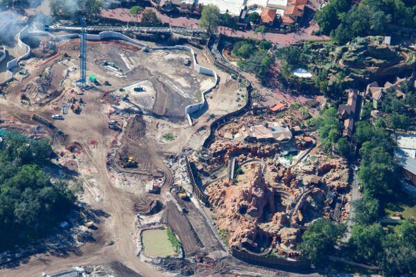 Photos Reveal Construction Progress for NEW Magic Kingdom Rides and Expansion