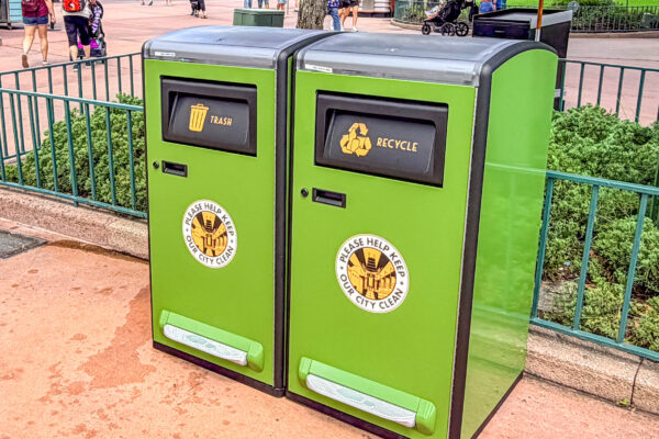 The Controversial New Trash Cans Have Arrived in Another Disney World Park